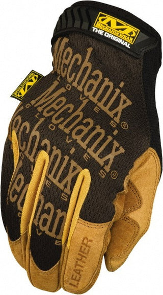 Large Brown Leather General Purpose Gloves - Mechanix Wear LMG-75-010