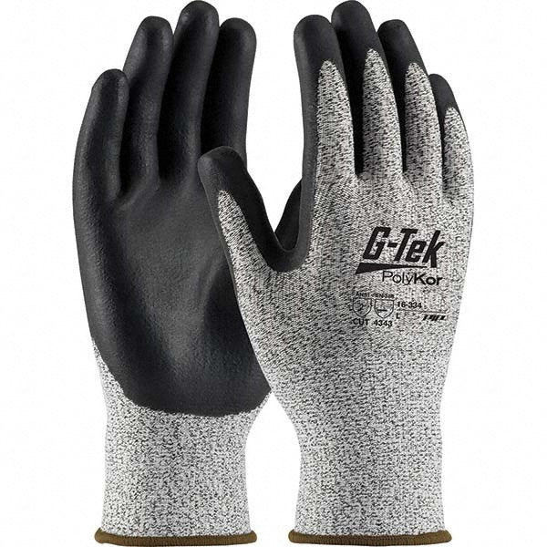 Medium Salt & Pepper PolyKor Cut-Resistant Gloves - PIP 16-334/M