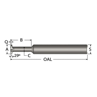 Single Profile Thread Mills - Scientific Cutting Tools SPTM240FA-16EXA