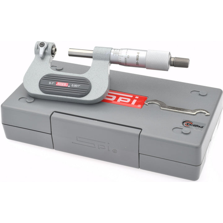 1.0000" Micrometer, 0.00020" accuracy - SPI CMS160726138