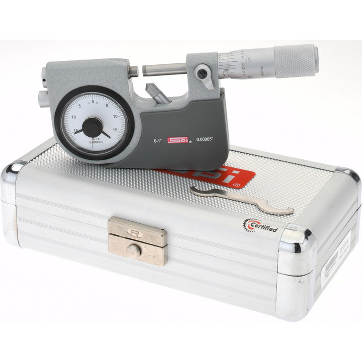 1" Micrometer, 0.000050" grad - SPI MS160712145