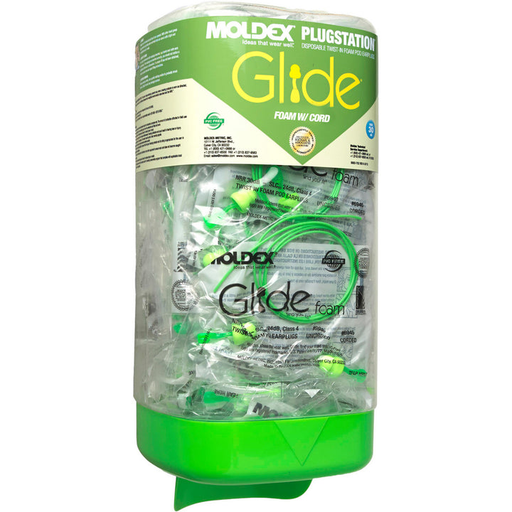 30.00dB Green Ear Plugs - Moldex 6883