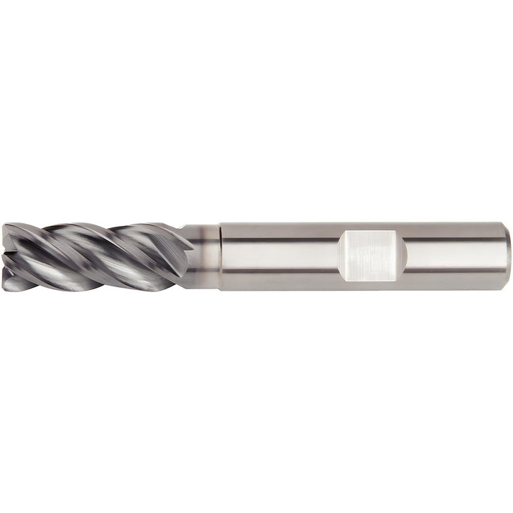 4-Flute Solid Carbide Corner Radius & Corner Chamfer End Mill, AlTiN - Kennametal 6130740