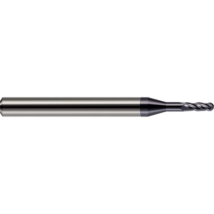1/16" 4-Flute Solid Carbide Ball End Mill, AlTiN - Harvey Tool 982862-C3