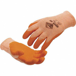 Large High-Visibility Orange RhinoYarn Cut-Resistant Gloves - Tilsatec TTP065L-090