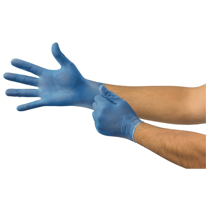 Blue Vinyl Gloves - Ansell V294