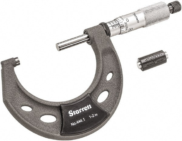 2.0000" Micrometer, 0.000100" accuracy - Starrett T444.1XRL-2
