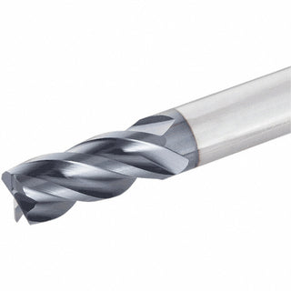 1/2" 4-Flute Solid Carbide Corner Radius End Mill, AlTiN - Iscar 5667179