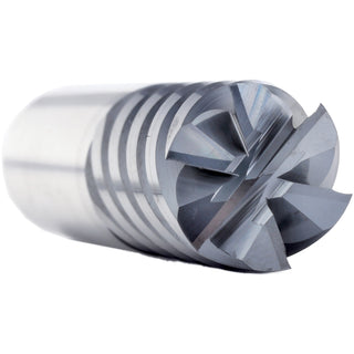 1/2" 6-Flute Solid Carbide Corner Radius End Mill, AlCrN - Supermill 5252293