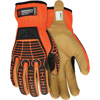 X-Large Orange; Black; Gold Dyneema Cut-Resistant Gloves - MCR Safety MC503XL