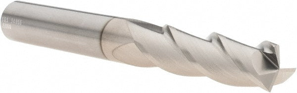 1/2" 3-Flute Solid Carbide Square End Mill, TiB2 - SGS 34866