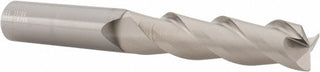 1/2" 3-Flute Solid Carbide Corner Radius End Mill, TIB2 - SGS 35708
