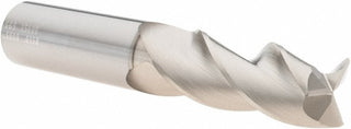 1/2" 3-Flute Solid Carbide Corner Radius End Mill, TIB2 - SGS 35699