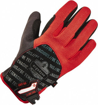 X-Large Black; Red Synthetic Leather Cut, Puncture & Abrasion-Resistant Gloves - Ergodyne 17925
