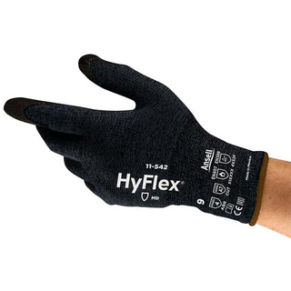 X-Large Blue; Black Kevlar; Stainless Steel; Nylon; Spandex Cut-Resistant Gloves - Ansell 11542100