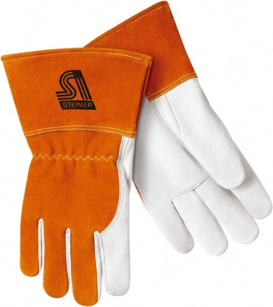 2X-Large Leather; Synthetic Leather Flame-Resistant Gloves - Steiner 0232-2X