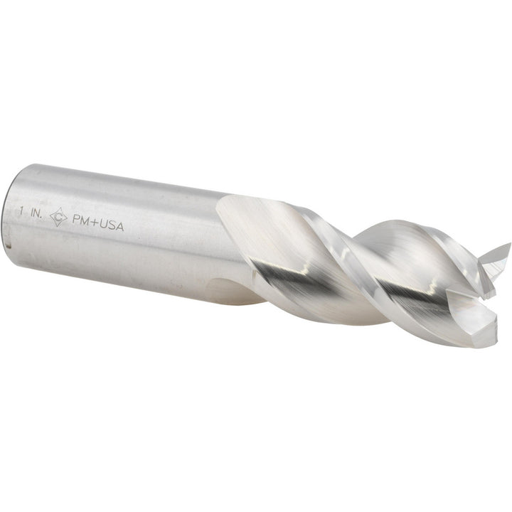 1" 3-Flute Powdered Metal Square End Mill - Cleveland C40355