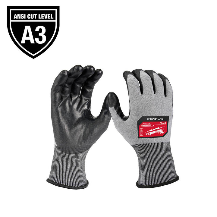 2X-Large Black; Gray HPPE Blend; Nylon Cut & Puncture-Resistant Gloves - Milwaukee Tool 48-73-8734