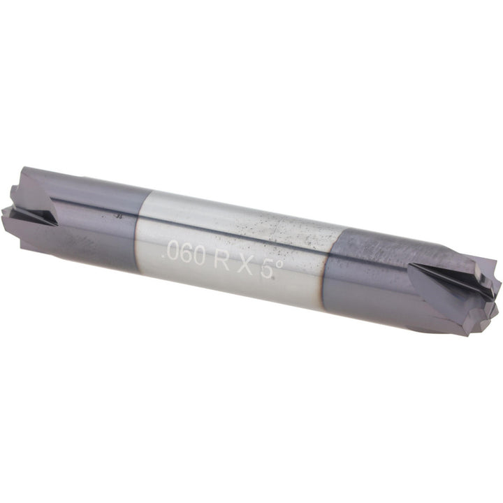 1/2" 4-Flute Solid Carbide Corner Rounding End Mill, AlTiN - Harvey Tool 21060-C3
