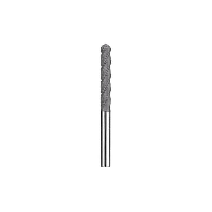 0.2362" 4-Flute Solid Carbide Ball End Mill, AlTiN - SGS 49533