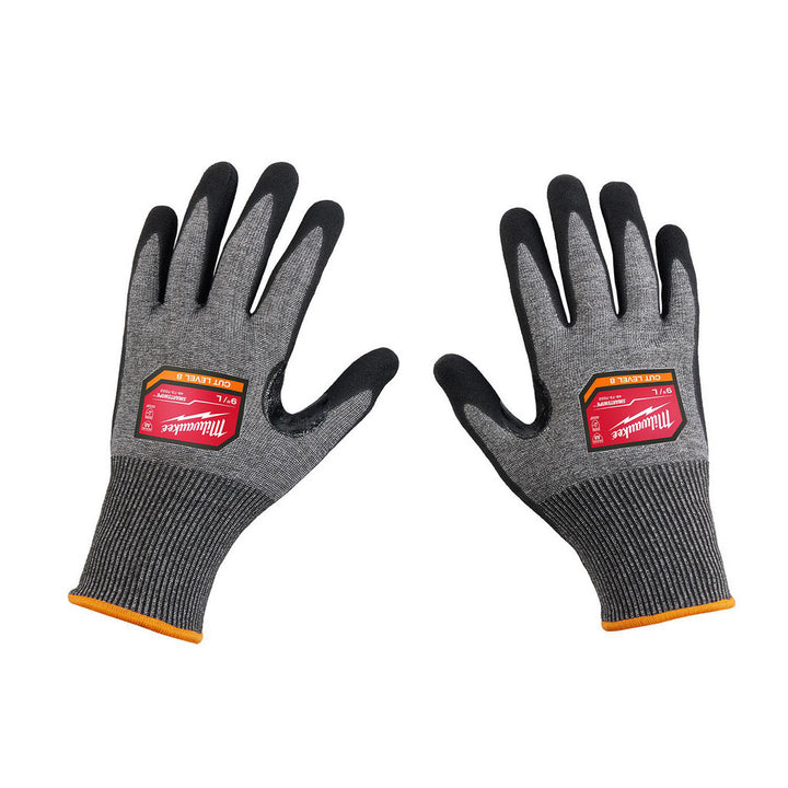Large Black; Gray HPPE; Tungsten Steel; Nylon Blend Cut & Puncture-Resistant Gloves - Milwaukee Tool 48-73-7022