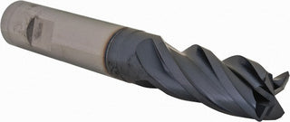 3/4" 4-Flute Solid Carbide Corner Radius End Mill, AlTiN - Iscar 5623087
