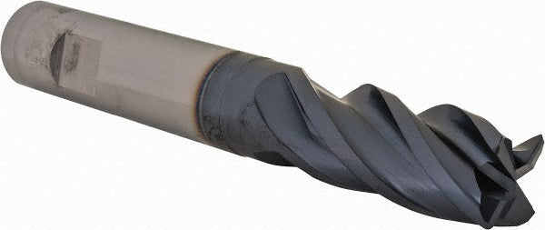 3/4" 4-Flute Solid Carbide Corner Radius End Mill, AlTiN - Iscar 5623087
