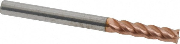 1/8" 4-Flute Solid Carbide Square End Mill, TiCN - ProMax 111-00812
