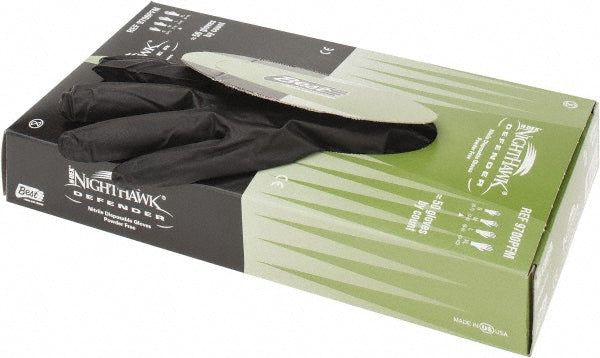 Black Nitrile Gloves - SHOWA 9700PFM