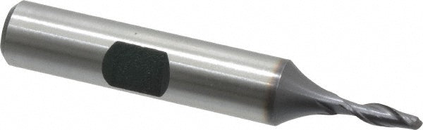 1/8" 2-Flute Cobalt Ball End Mill, TiCN - Hertel E7110008