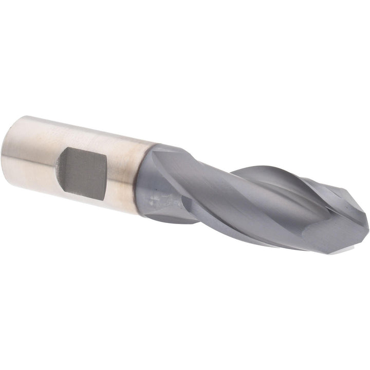 3/4" 2-Flute Cobalt Ball End Mill, TiCN - Hertel E7110048