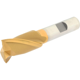 3/4" 2-Flute Cobalt Square End Mill, TiN - Hertel E4030904