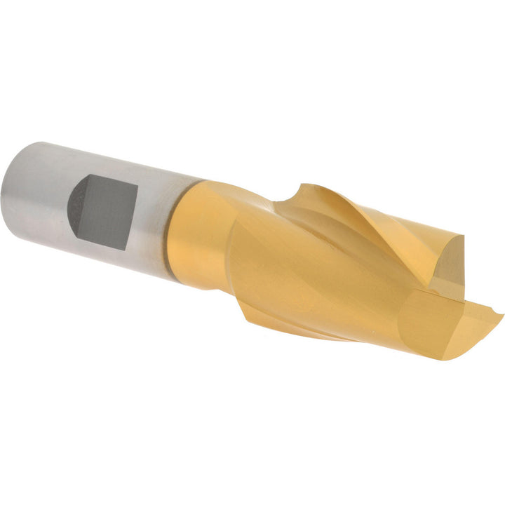 1" 2-Flute Cobalt Square End Mill, TiN - Hertel E4030909