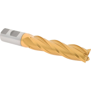 1" 4-Flute Cobalt Square End Mill, TiN - Hertel E4040064