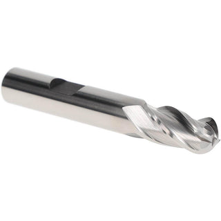 3/8" 4-Flute High Speed Steel Ball End Mill - Hertel E202002402