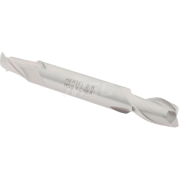 3/8" 2-Flute High Speed Steel Square End Mill - Hertel E1050024