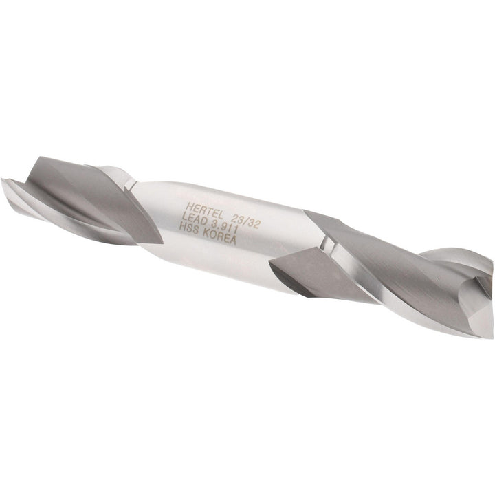 23/32" 2-Flute High Speed Steel Square End Mill - Hertel E1050046