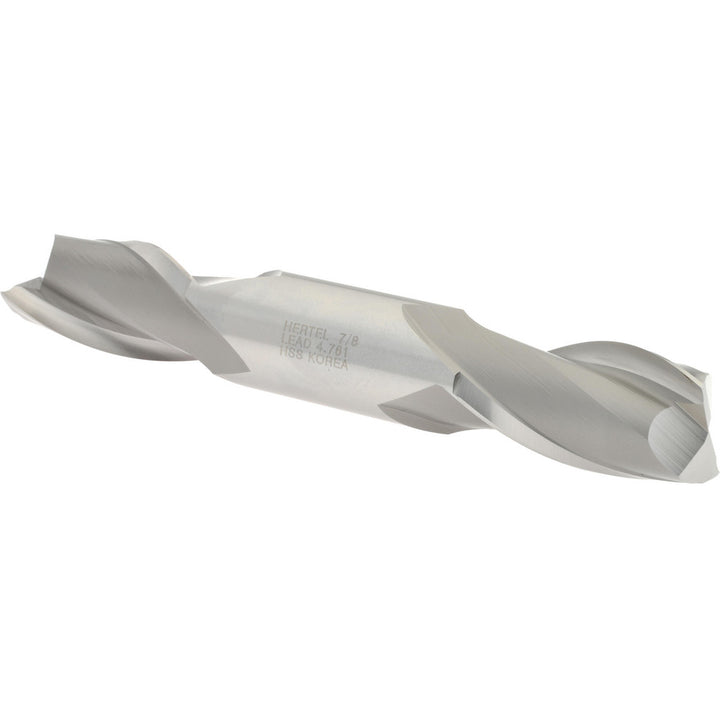 7/8" 2-Flute High Speed Steel Square End Mill - Hertel E1050056