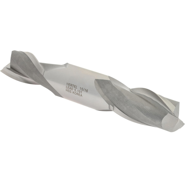 15/16" 2-Flute High Speed Steel Square End Mill - Hertel E1050060