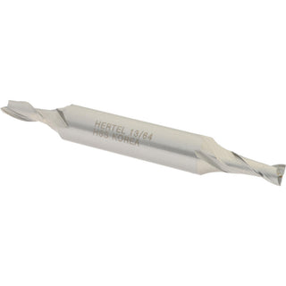 13/64" 2-Flute High Speed Steel Square End Mill - Hertel E1050013