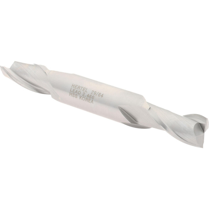 29/64" 2-Flute High Speed Steel Square End Mill - Hertel E1050029