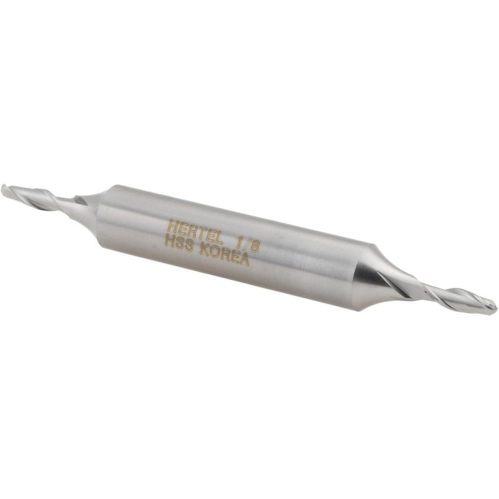 1/8" 2-Flute High Speed Steel Ball End Mill - Hertel E211200802