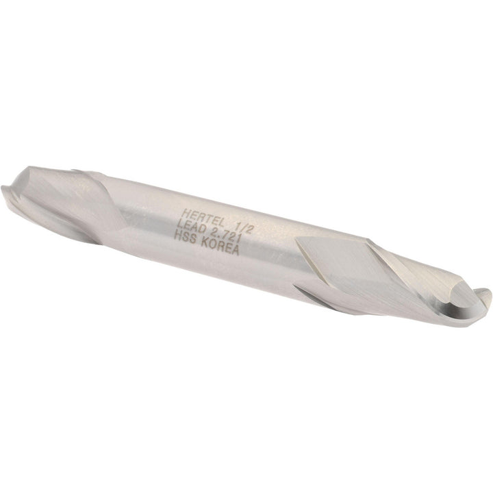 1/2" 2-Flute High Speed Steel Ball End Mill - Hertel E211203201
