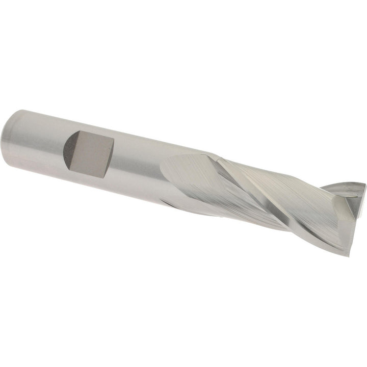 9/16" 2-Flute High Speed Steel Square End Mill - Hertel E1030036