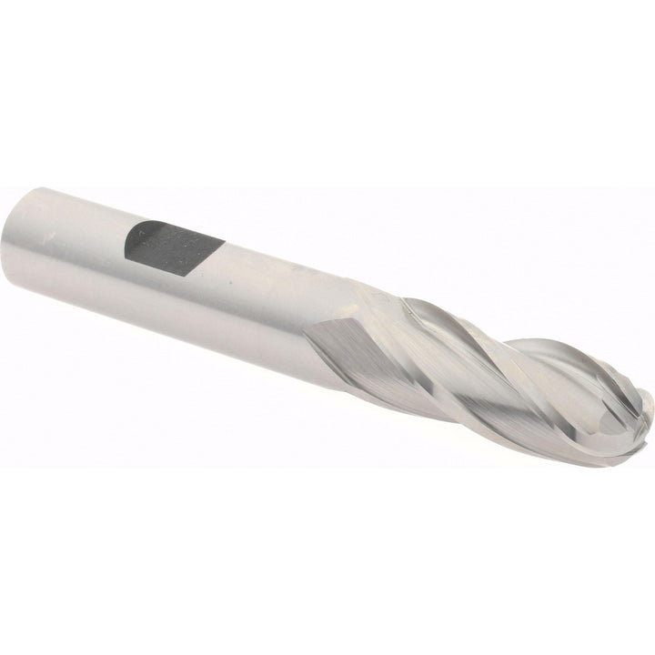 1/2" 4-Flute Cobalt Ball End Mill - Hertel E2020032