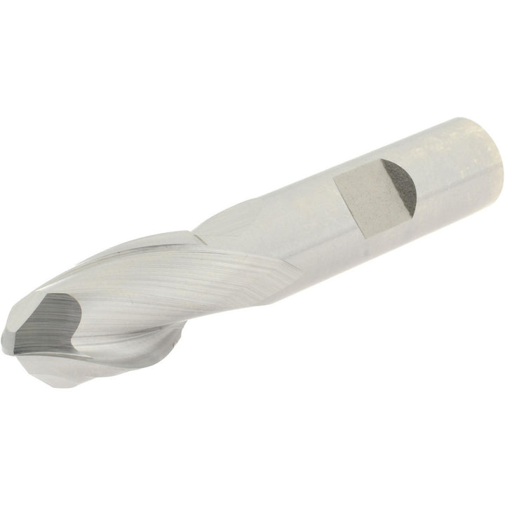 9/16" 2-Flute High Speed Steel Ball End Mill - Hertel E211003601