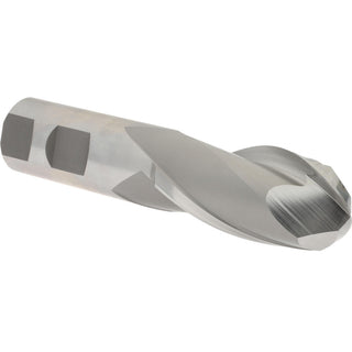 1-1/8" 2-Flute High Speed Steel Ball End Mill - Hertel E211010801