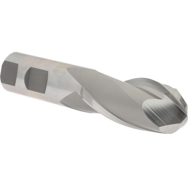 1-1/8" 2-Flute High Speed Steel Ball End Mill - Hertel E211010801