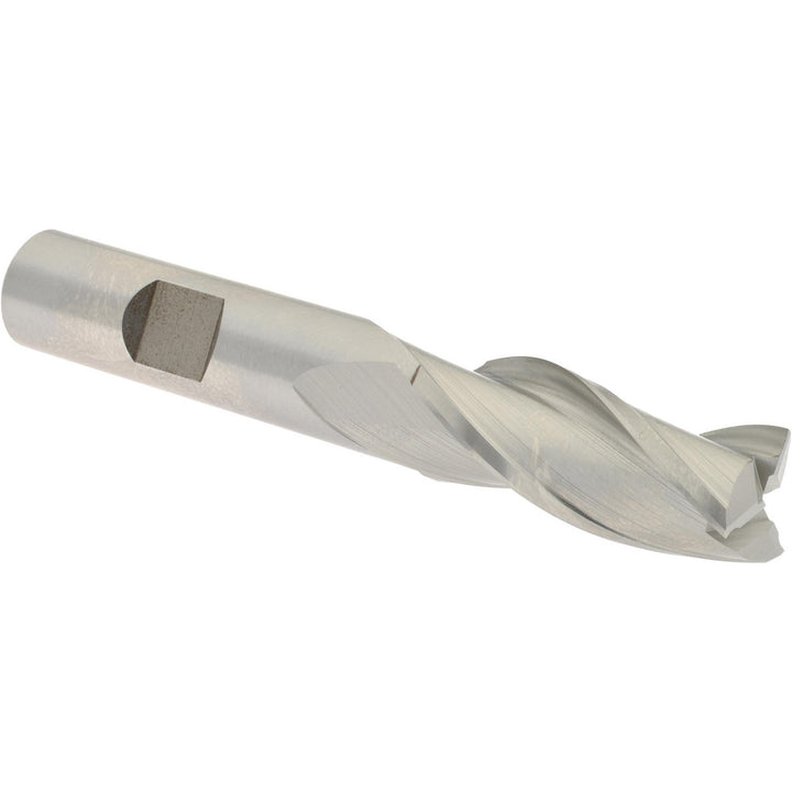 9/16" 3-Flute High Speed Steel Square End Mill - Hertel E1043036