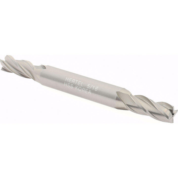 5/16" 4-Flute High Speed Steel Square End Mill - Hertel E1051020